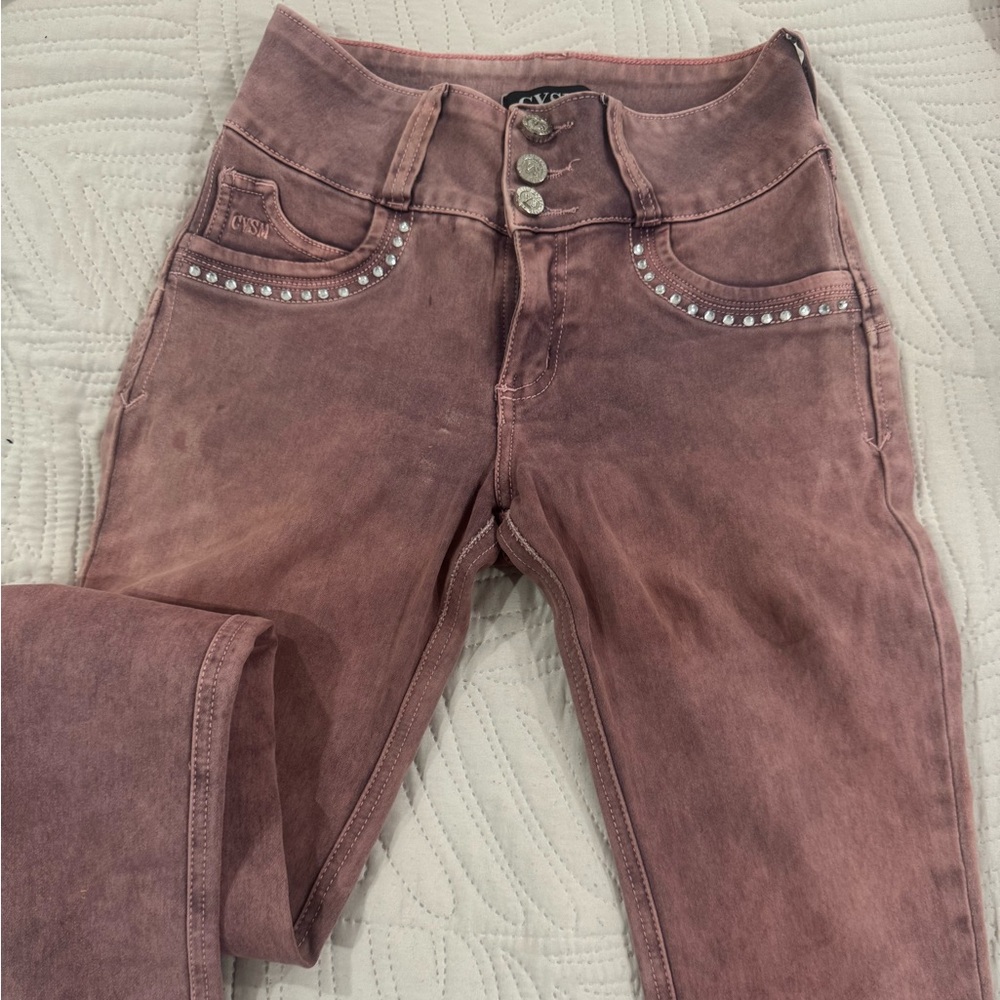 Colombian jeans pink
